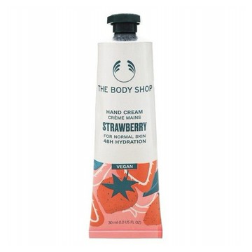 優惠款 THE-BODY-SHOP~草莓嫩白護手霜(30ml) NG品