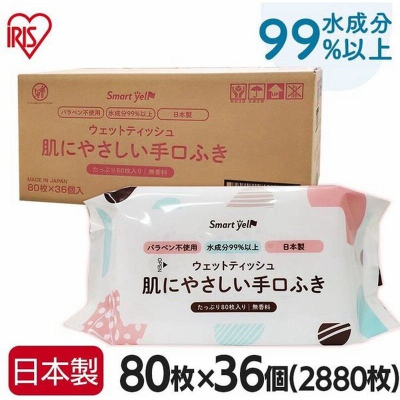 華麗 ウェットティッシュ ノンアルコール 80枚入×3パック 水99.9%手 口ふき 2個 アイプラス discoversvg.com