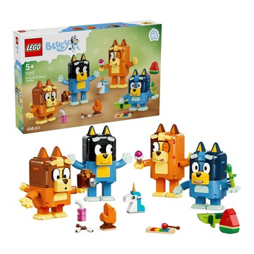【LEGO 樂高】磚星球〡 11217 布麗系列 積木版布麗一家 Brick-Built Bluey Family