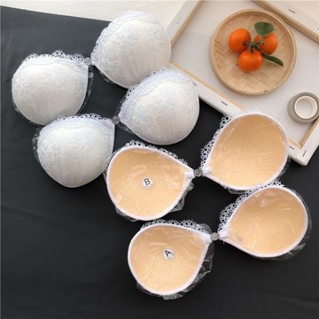 婚紗和晨袍用起來很好看的 蕾絲邊聚攏胸貼