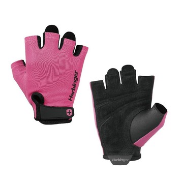 Harbinger Power Gloves 2.0 重訓/健身用專業手套-粉紅-總代理公司貨