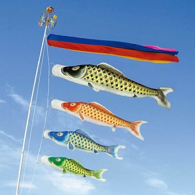 鯉のぼり 日本の鯉のぼり 50/60/70 / 110cm セイルフィッシュ 庭園 手軽