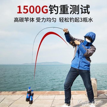 碳素實心馬口竿ul超軟路亞竿套裝全套水滴輪微物翹嘴釣魚桿 雙11全館免運