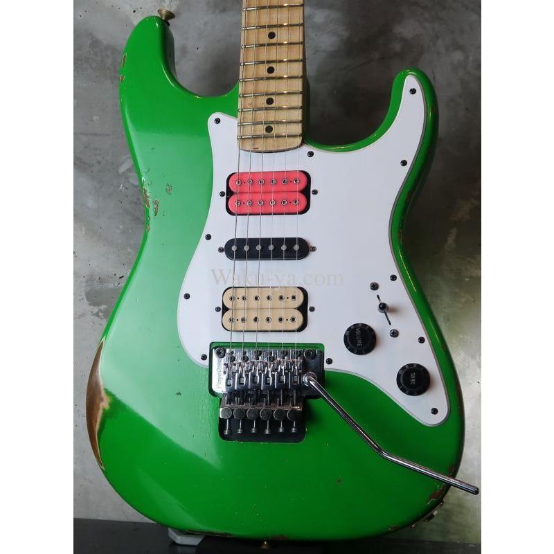 Charvel Custom Shop Green Meanie   Steve Vai   Heavy Relic