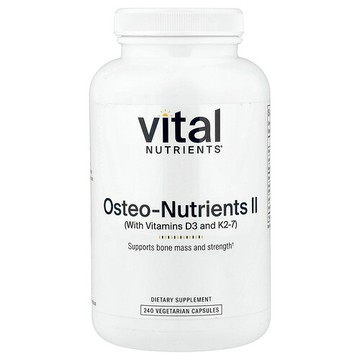 Vital Nutrients, 含維生素 K2-7 的 Osteo Nutrients II，240 粒素食膠囊