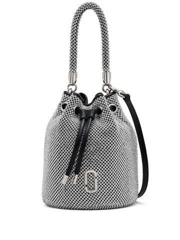 Marc Jacobs - The Rhinestone Mini Bucket bag - women - glass/Anodized Aluminum - One Size - Silver