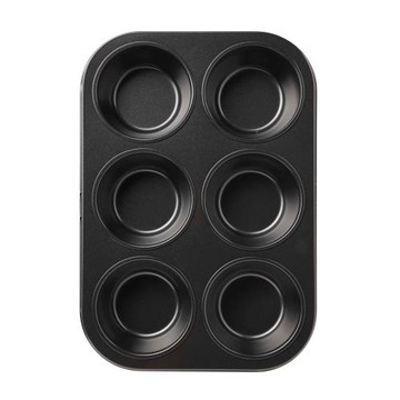 三箭牌六連杯圓型蛋糕模(1入)