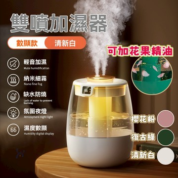 台灣出貨 🔥2025最新款抑菌水氧機🔥 加濕器 超聲波加濕香薰機 精油噴霧器 香氛機 香薰機 香氛噴霧 雙噴加濕器 加濕