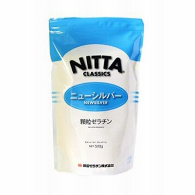 新田 ニューシルバー 500g ゼラチン 顆粒 製菓 ゼリー ムース