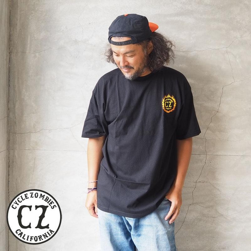 サイクルゾンビーズ Tシャツ CYCLE ZOMBIES FLAMEBOY Standard S/S T