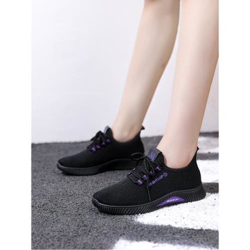 春秋老北京布鞋女時尚款百搭軟底舒適媽媽鞋小黑鞋防滑休閑運動鞋