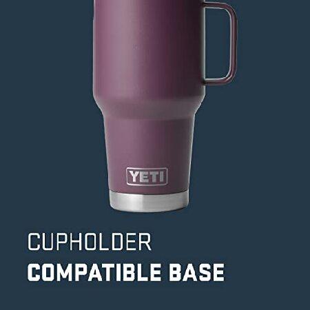 YETI Rambler oz Travel Mug, Stainless Steel, Vacuum Insulated with Stronghold Lid, Nordic Purple