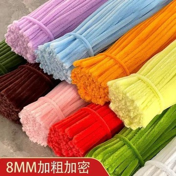 ⭐️優選好貨⭐️ 特立扭扭棒 獨立包裝 超密 手作diy 花束材料 彩色毛根 毛條 100入 加密扭棒 混色馬卡龍