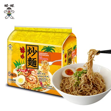 【旺旺】浪味炒麵-南洋風味(80g*5包)