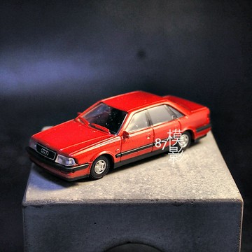 1/87 奧迪 Audi 200 Avant Turbo Quattro Rietze  轎車 紅色