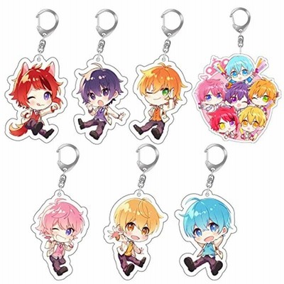 すとぷり グッズ キーホルダー 6点セット すとぷりあくきー アクリル キーチェーン すとろべりーめもり 夏服 ななもり 莉犬 ジェル ころ