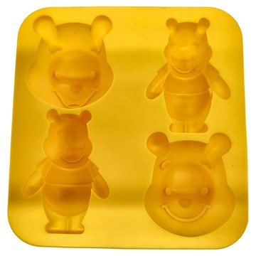 Skater 矽膠四格蛋糕壓模  小熊維尼  1個