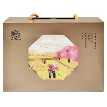 RICE HOUSE 米屋 金盈滿屋手提禮盒 馥米3入  1盒
