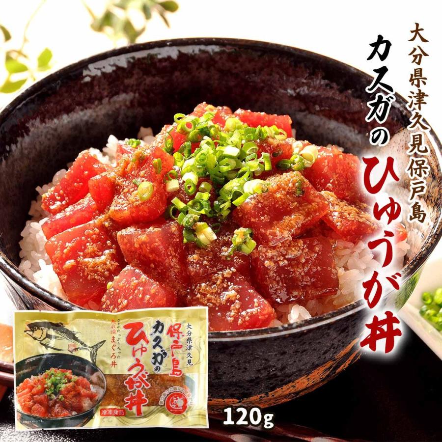 カスガ水産 カスガのひゅうが丼 120g×4 たれ漬 まぐろ丼 グルメ 惣菜