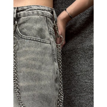 ☆LimeLight☆ 流蘇 麻花 層次 鏈條褲鍊 腰鏈 褲鏈 牛仔褲腰鏈 金屬褲鏈 牛仔褲腰鏈 腰鍊