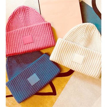 篙端2024秋冬新色純羊毛方塊笑臉帽瓜皮帽男羊絨冷帽情侶帽女保暖