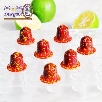 tangba堂巴 28連鐘形巧克力模具  PC2390 咖啡膠囊巧克力模PC材質