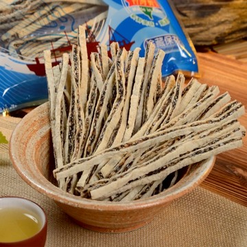 【華得水產】黑芝麻鱈魚絲 110g-廠商直送