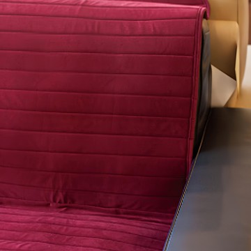 J&N 諾緹木紋沙發墊/遊戲墊 紫紅色 單人沙發墊  175x65