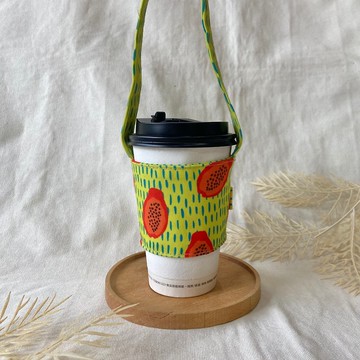 原創 飲料提袋/杯套/蜜香木瓜