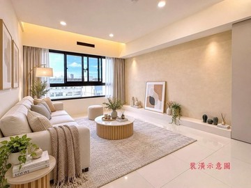 KS1奶油風裝潢邊間大三房大平車(地上權)｜高雄市三民區覺民路