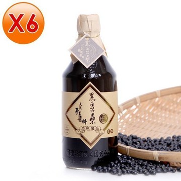 【黑豆桑】天然純釀原味醬油*6