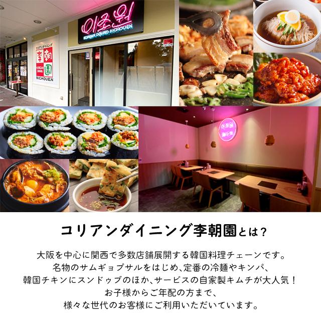 冷麺 韓国冷麺 韓国食品 冷麺スープ 韓国 麺 韓国料理 2食入り 300g 李朝園