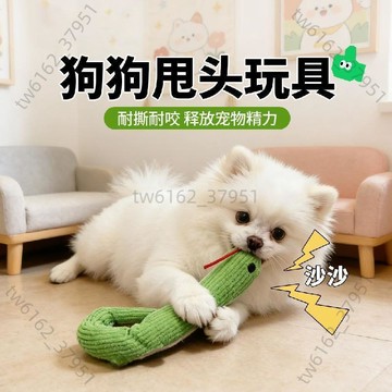 【臺灣有貨 免運】溼下巴的毛孩狗狗玩具甩頭小蛇響紙發聲耐咬磨牙博自嗨解悶狗玩具
