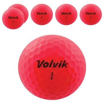 Volvik MAGMA PLUS+ 高爾夫球  粉色  6顆  1盒