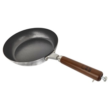 YOSHIKAWA 吉川 鄉技 木柄平底鐵鍋 26cm 日本製  1個