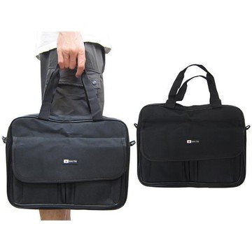 DIAU-TSU 文件包小容量主袋+外袋共四層防水尼龍布手提肩背斜側可A4資料夾