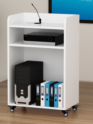 開發票 演講桌 發言桌 演講臺桌迎賓接待臺培訓多媒體講臺主席臺帶輪子講桌小型廠家直銷 快速出貨