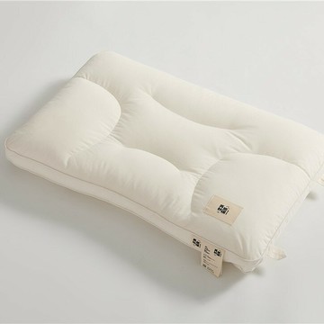 『百貨屋二號』日式助睡眠全棉親膚透氣纖維枕芯枕頭一對拍2家用護頸椎枕芯男女