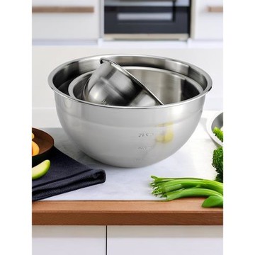 LUCUKU304不銹鋼盆烘焙打蛋馬卡龍和面攪拌沙拉碗蒸菜盆162024