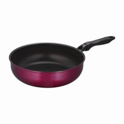 サーモス KFF-028D-R 【IH対応】炒め鍋　28cm　レッドTHERMOS　KITCHENplu[KFF028DR] 返品種別A