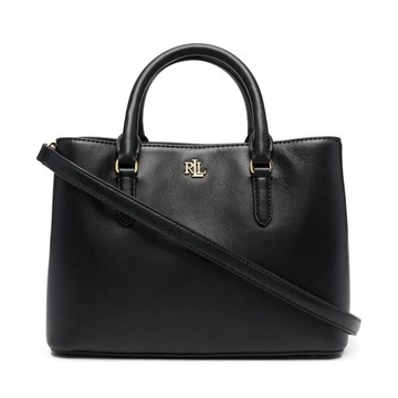 LAUREN RALPH LAUREN MARY MEDIUM 手提包 BAG 黑色女款包包