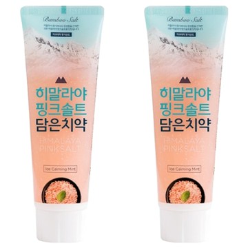 LG 生活健康 喜馬拉雅粉晶鹽 牙膏 冰澈薄荷口味  100g  2條