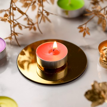 許願蠟燭 ｜ 魔法蠟燭 酥油蠟燭 淨化蠟燭 能量蠟燭 許願蠟燭 招財 水晶消磁 淨化 感情 事業 (紅色蠟燭1入)