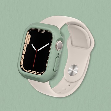 Apple Watch SE3/9/8/SE2/7/6/SE/5/4 邊框保護殼-鼠尾草綠