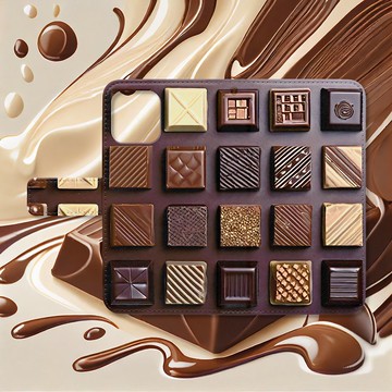 巧克力誘惑筆電型智慧型手機殼 D 相容 iPhone 和 Android 機型 高品質型