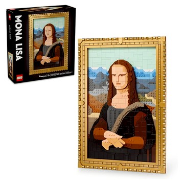 LEGO 31213 ART藝術 蒙娜麗莎 Mona Lisa 可替換嘴巴眼睛 牆上裝飾 可拆卸金色外框  1盒