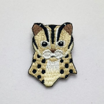 【森林動物系列】Q版石虎繡片別針
