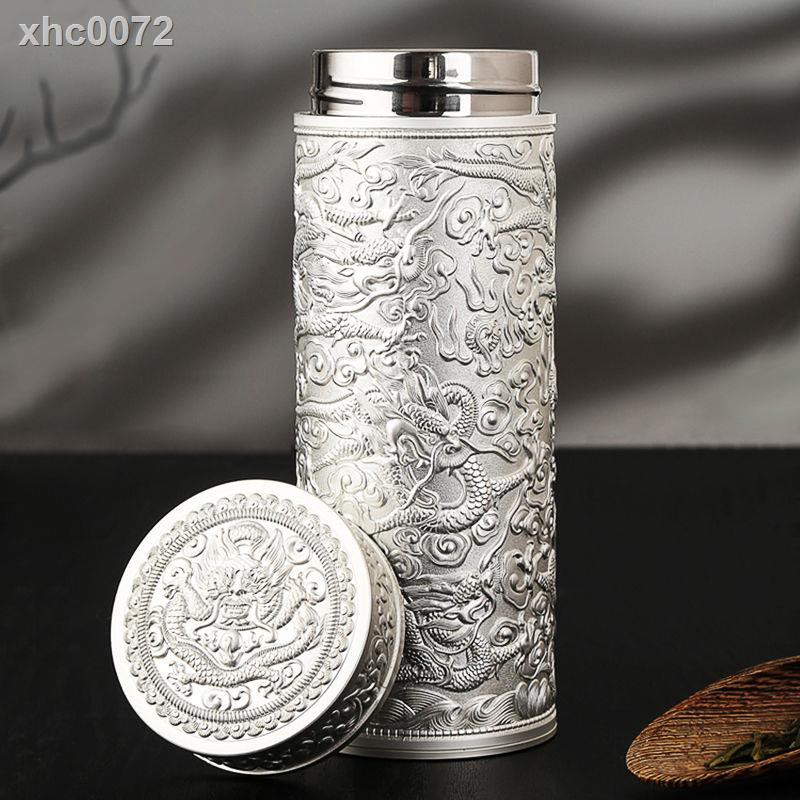銀器時代純手工銀茶杯純銀999銀杯子功夫純銀杯歐式馬克杯茶缸子