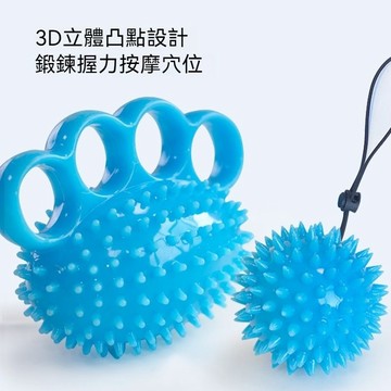 新北現貨  握力球 偏癱康複訓練器 老人鍛鍊神器 舒壓球 康復球 銀髮族 減壓球 分指握力器 四指刺蝟型按摩握力球