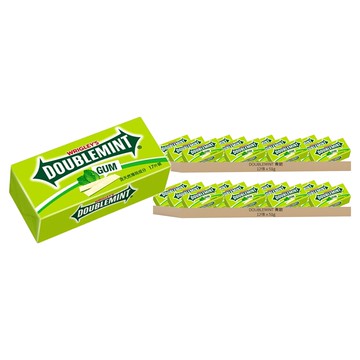DOUBLEMINT 青箭 口香糖 分享包 17片  24條  51g